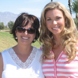 Vida Maine and Sandy Ellison at the set of Hole in One: American Pie Plays Golf