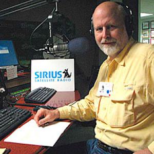Stanley D. Williams on air at Sirus, NY. The Catholic Channel.