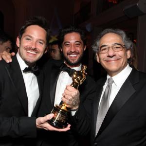 Scott Cooper Ryan Bingham and Stephen Gilula at event of The 82nd Annual Academy Awards 2010