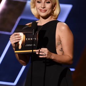 Lady Gaga at event of The 67th Primetime Emmy Awards 2015