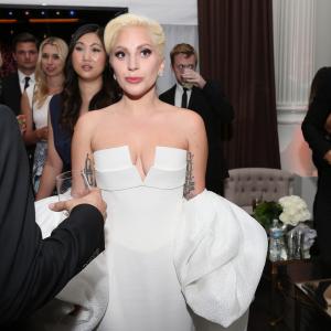 Lady Gaga at event of The 67th Primetime Emmy Awards (2015)