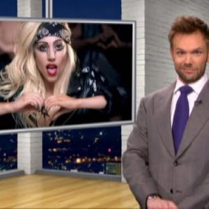 Still of Joel McHale and Lady Gaga in The Soup 2004