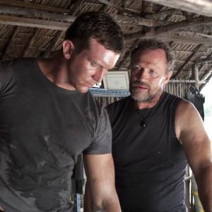 Still of Michael Rooker and Ted DiBiase Jr in The Marine 2 2009