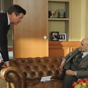 Still of Alec Baldwin and Stanley Tucci in 30 Rock (2006)