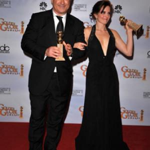 Alec Baldwin and Tina Fey at event of The 66th Annual Golden Globe Awards 2009