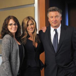 Still of Jennifer Aniston Alec Baldwin and Tina Fey in 30 Rock 2006