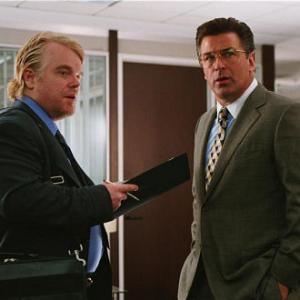 Still of Alec Baldwin and Philip Seymour Hoffman in Along Came Polly (2004)