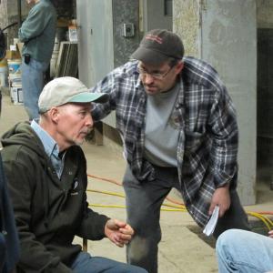 ICE Agent, Ray O'Neill on set with AD Mike Trivisonno, 2012