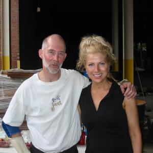 ICE Agent prepping for stunts with Maureen Dempsey 2012
