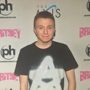 Christos at Britney Spears Piece of Me show in Las Vegas March 2015