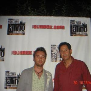 HEE movie premier at the NY INTERNATIONAL LATINO FILM FESTIVAL 2009 left to right Ariot Myrtaj,Claudio Laniado