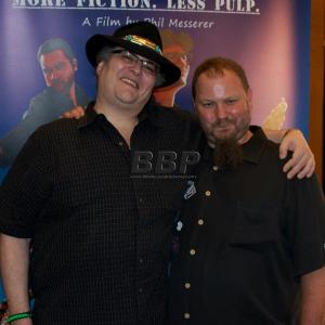 Phil Messerer with John Popper of Blues Traveler at the Underbelly Blues premiere