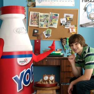 Mark with Yop in the 2013 Yoplait campaign