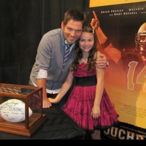 Jacquelyn (Krista Murphy) with Brian Presley (Scott Murphy) at the Red Carpet Premiere for 
