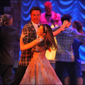 Katlyn as Lisa Houseman with Ryan Farrell as Robbie Gould in Dirty Dancing: The Classic Story On Stage