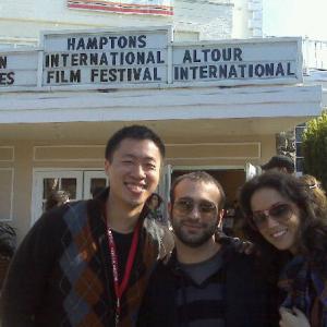 Stephen Lin and Antonio Campos at The Hamptons International Film Festival