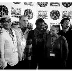 John VentimigliaNick Sandow Babs Olusanmokun Tonye Patano and Stephen Lin at The Woodstock Film Festival