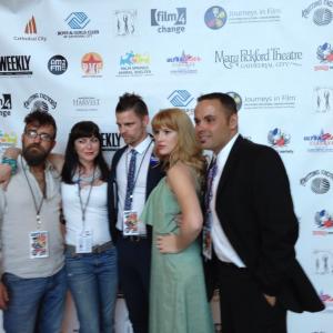Rabid Love festival premiere at the first annual AMFM festival in Cathedral City California 2013 with John KD Graham Alexandra Boylan Paul J Porter Lance Ziesch