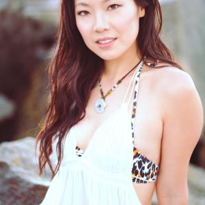 Cindy Chu, for Free People inspired photo shoot, on location in Venice Beach, California