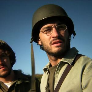 Mike and Dan Palermo As Preacher and Specs in Atheists in Foxholes