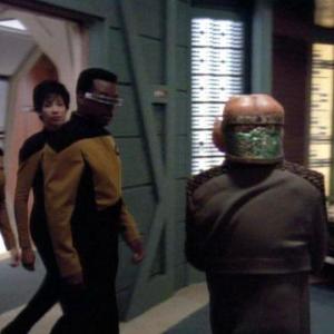 Star Trek The Next Generation Episode Rascals  Lena Banks far left