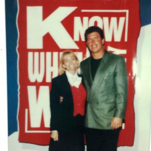 Lena Banks and Miami Dolphin's football legend, Dan Marino at charity event