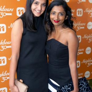 Coco Cherian and Menik Gooneratne at the Neighbours 30th Anniversary Party, Melbourne