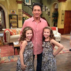 On set of See Dad Run with Scott Baio