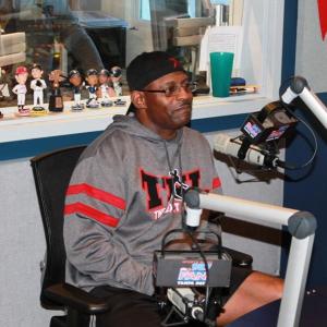 Vernon Turner at a radio station in Tampa Florida