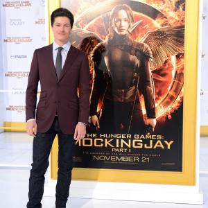 Nicolas Wendl at event of The Hunger Games: Mockingjay - Part 1 (2014)