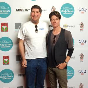 Director Nicolas Wendl and Director Jonathan Bucari at the Holly Shorts Film Festival for the screening of 