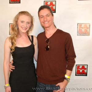 On the Red Carpet at Hollyshorts Film Festival screening of films created by F.A.B.A. members with Natalie Swinford star of 