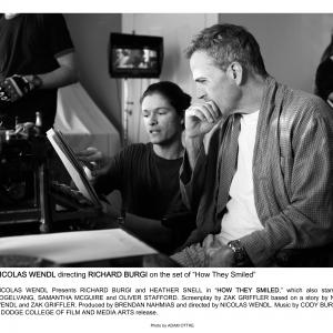 Nicolas Wendl directing Richard Burgi in How They Smiled (2011)