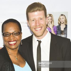 Monique Edwards and Isaac Kaufman at Imagining Bradwritten by Peter Hedges  Benefit for Los Angeles Domestic Violence Organizations at Theatre Asylum on July 17 2015 in Los Angeles California