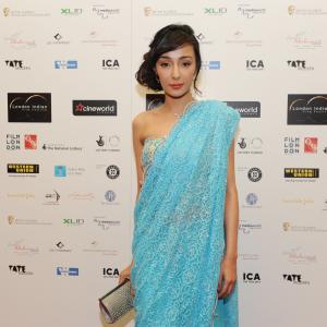 Feryna in her role as Brand Ambassador of London Indian Film festival 2012.