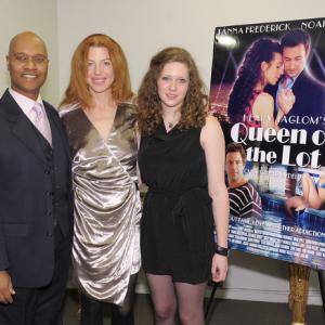 Tommy Lightfoot Garrett with Queen of the Lot costars Tanna Frederick and Sabrina Jaglom, Manhattan Premiere