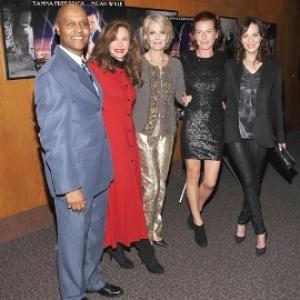 Tommy Lightfoot Garrett, Mary Crosby, co-star Tanna Frederick, clientConstance Towers and Lesley Ann Warren