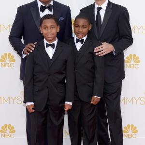 Paris Barclay and Christopher Mason at event of The 66th Primetime Emmy Awards 2014