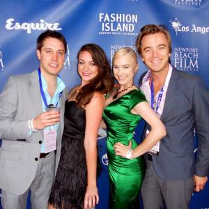 Mike McKiddy, Eden Malyn, Natalie Victoria and Ross Kidder of DeadHeads at the opening night gala of the Newport Beach International Film Festival 2011