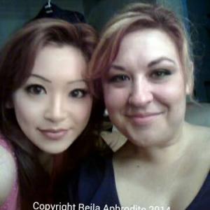 With Make-Up Artist