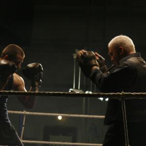 Josh Dallas and Stacey Keach in The Boxer