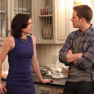 Still of Lana Parrilla and Josh Dallas in Once Upon a Time (2011)