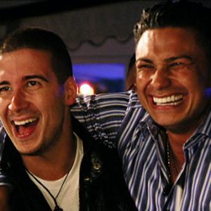 Still of Vinny Guadagnino and Paul 'Pauly D' DelVecchio in Jersey Shore (2009)