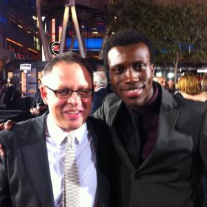 Amadou Ly and Bill Condon at The Twilight Breaking Dawn Part 1 Premiere.