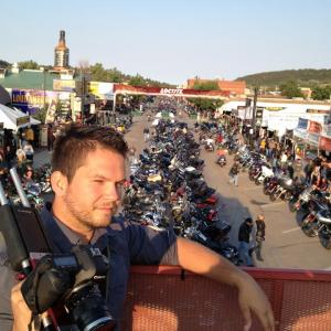 Filming the Sturgis Bike Rally for The Native Passage in South Dakota