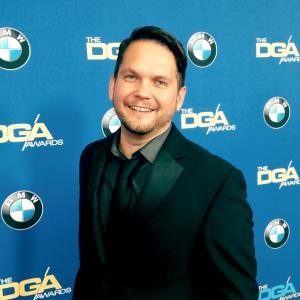 Evan Zissimopulos at the 67th Annual Director's Guild of America Awards (2015).