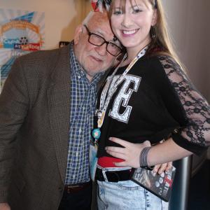 Tara-Nicole and Ed Asner at The Cinema At The Edge Film Festival. Mr. Asner owns a copy of 