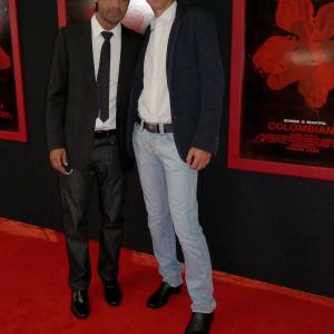 With dear friend Jordi Molla at the Colombiana premiere 2011
