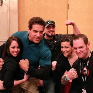 2011 Comic Con; Monique Candelaria with Lou Ferrigno, Denise Gurule, Eric Blaze and Chris Padia