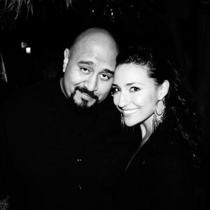2013 Breaking Bad Wrap Party; Monique Candelaria (Lucy) with Jesus Jr (Gonzo)